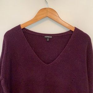 Purple Express sweater